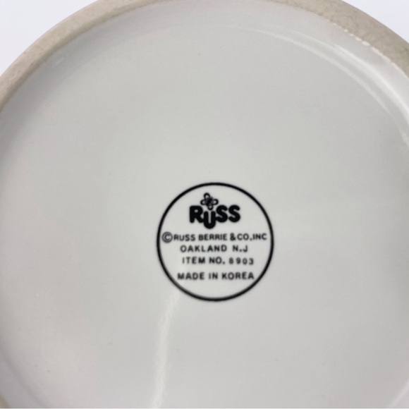 Russ Berrie Vintage Christmas Mug, Santa, Tree Handle 8903, Korea - Picture 6 of 8